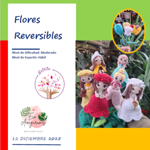 Patrón flores Reversibles