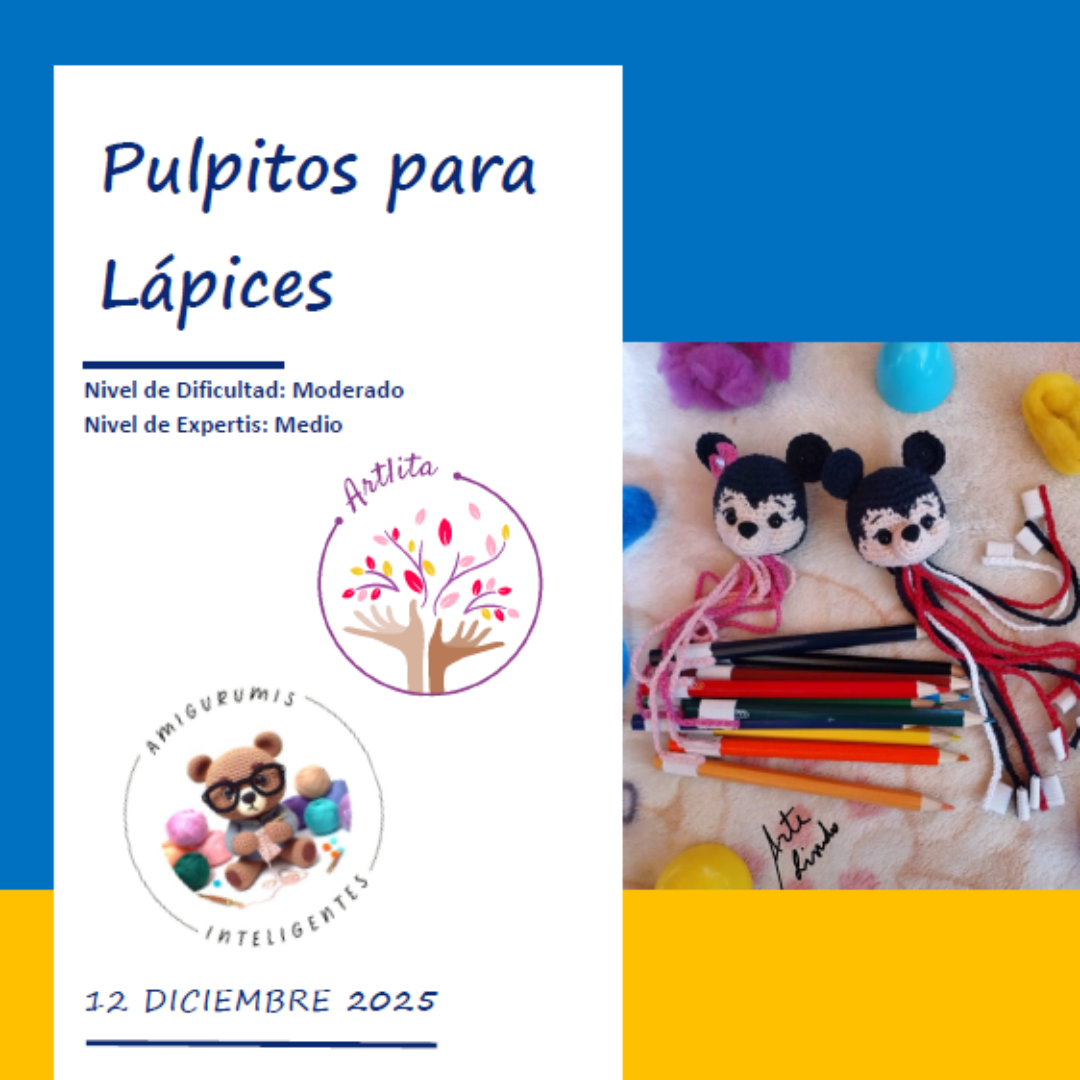 Patrón Pulpito para Lápices (Minie y Mickey)