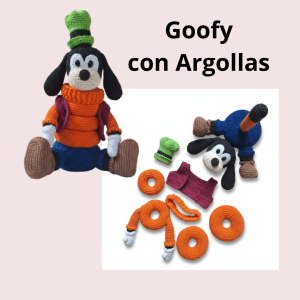 Goofy con argollas Artesanal